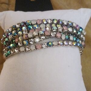 Elegant Multicolor Crystal Bracelet